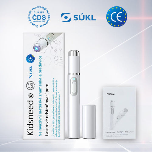 KIDSNEED® Neinvazivní laserové pero na odstranění bradavic a znamének - silně Recommended by the Czech Dermatovenerological Society (ČDS)🔥