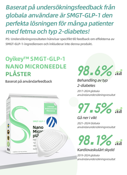 𝗢𝘆𝗶𝗸𝗲𝘆® 𝗦𝗠𝗚𝗧-𝗚𝗟𝗣-𝟭 𝗡𝗮𝗻𝗼 𝗠𝗶𝗸𝗿𝗼𝗻ä𝗹𝗲𝗻𝗽𝗹𝗮𝘀𝘁𝗲𝗿 👩‍⚕️ (𝒔𝒎ä𝒓𝒕𝒍ö𝒔, 𝒍å𝒏𝒈𝒗𝒂𝒓𝒊𝒈 𝒆𝒇𝒇𝒆𝒌𝒕,𝐚𝐧𝐯ä𝐧𝐝𝐛𝐚𝐫 𝐟ö𝐫 𝐛𝐞𝐡𝐚𝐧𝐝𝐥𝐢𝐧𝐠 𝐚𝐯 𝐝𝐢𝐚𝐛𝐞𝐭𝐞𝐬, 𝐟𝐞𝐭𝐦𝐚 𝐨𝐜𝐡 𝐡𝐣ä𝐫𝐭- 𝐨𝐜𝐡 𝐤ä𝐫𝐥𝐬𝐣𝐮𝐤𝐝𝐨𝐦𝐚𝐫)🔥