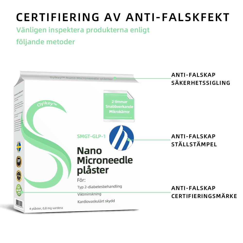 𝗢𝘆𝗶𝗸𝗲𝘆® 𝗦𝗠𝗚𝗧-𝗚𝗟𝗣-𝟭 𝗡𝗮𝗻𝗼 𝗠𝗶𝗸𝗿𝗼𝗻ä𝗹𝗲𝗻𝗽𝗹𝗮𝘀𝘁𝗲𝗿 👩‍⚕️ (𝒔𝒎ä𝒓𝒕𝒍ö𝒔, 𝒍å𝒏𝒈𝒗𝒂𝒓𝒊𝒈 𝒆𝒇𝒇𝒆𝒌𝒕,𝐚𝐧𝐯ä𝐧𝐝𝐛𝐚𝐫 𝐟ö𝐫 𝐛𝐞𝐡𝐚𝐧𝐝𝐥𝐢𝐧𝐠 𝐚𝐯 𝐝𝐢𝐚𝐛𝐞𝐭𝐞𝐬, 𝐟𝐞𝐭𝐦𝐚 𝐨𝐜𝐡 𝐡𝐣ä𝐫𝐭- 𝐨𝐜𝐡 𝐤ä𝐫𝐥𝐬𝐣𝐮𝐤𝐝𝐨𝐦𝐚𝐫)🔥